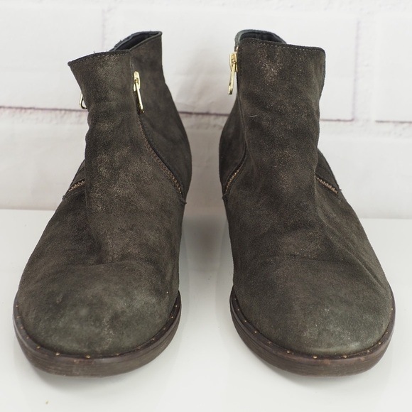 Eric Michael sz 40 US 10 Tatiana gray suede boot - Picture 3 of 11